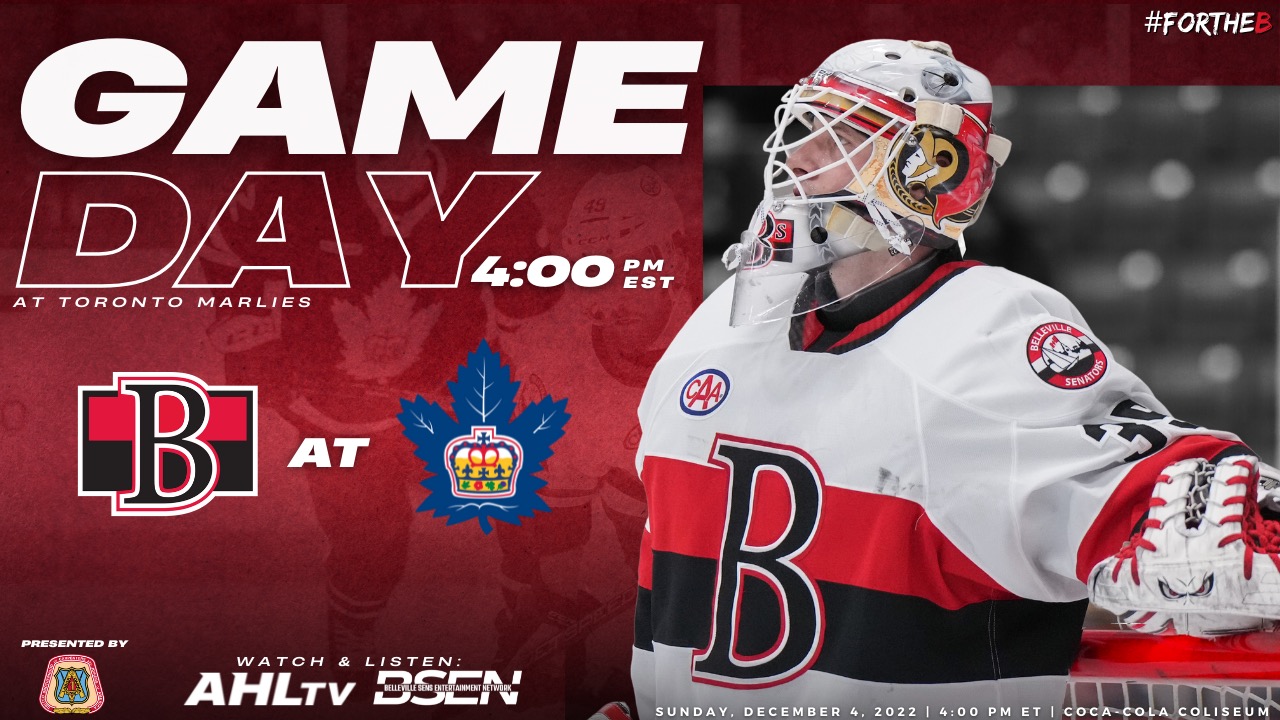Game Day Build-Up: Sens begin season-ending three-in-three with visit to  Rochester – Belleville Sens