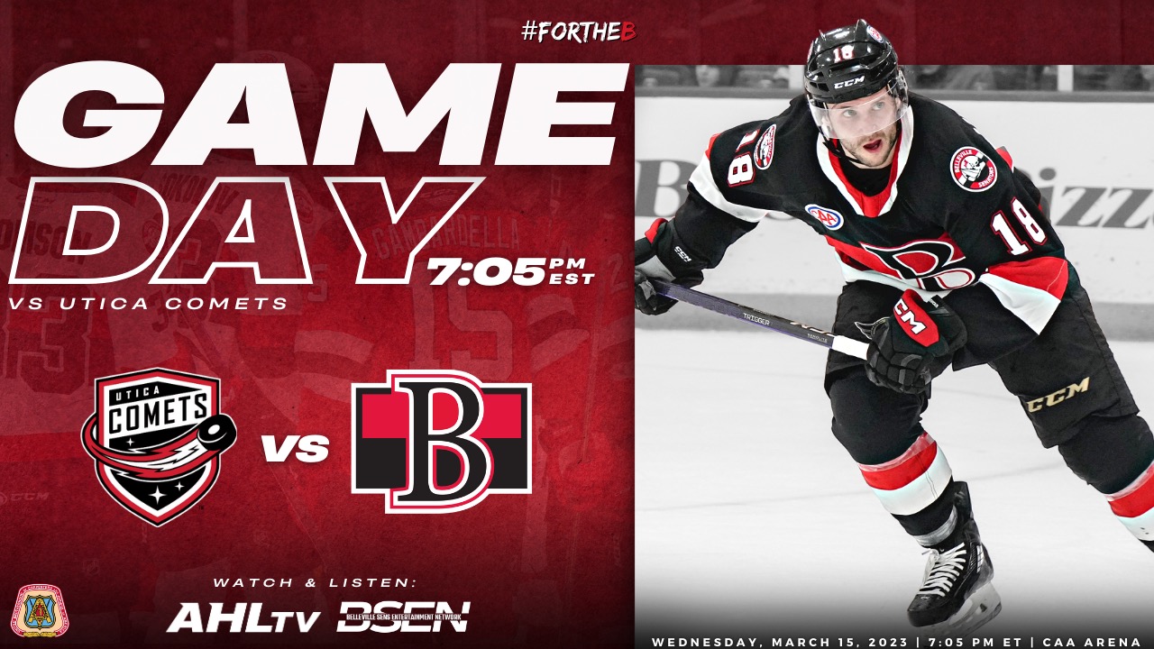 Game Day Build-Up Senators make pit stop at CAA Arena to face Comets, with five-game point streak on the line