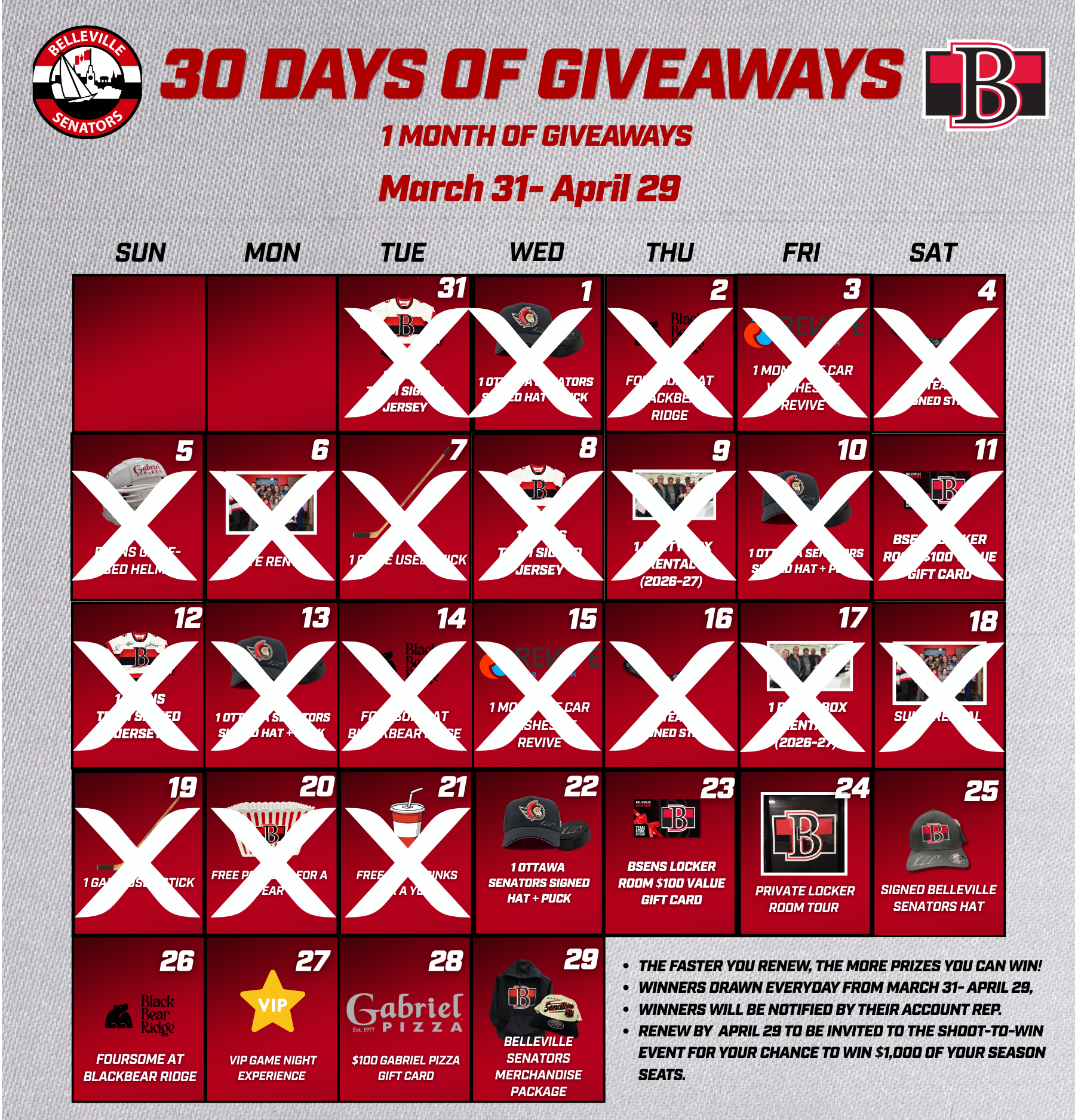 30 Days Giveaways- April 21
